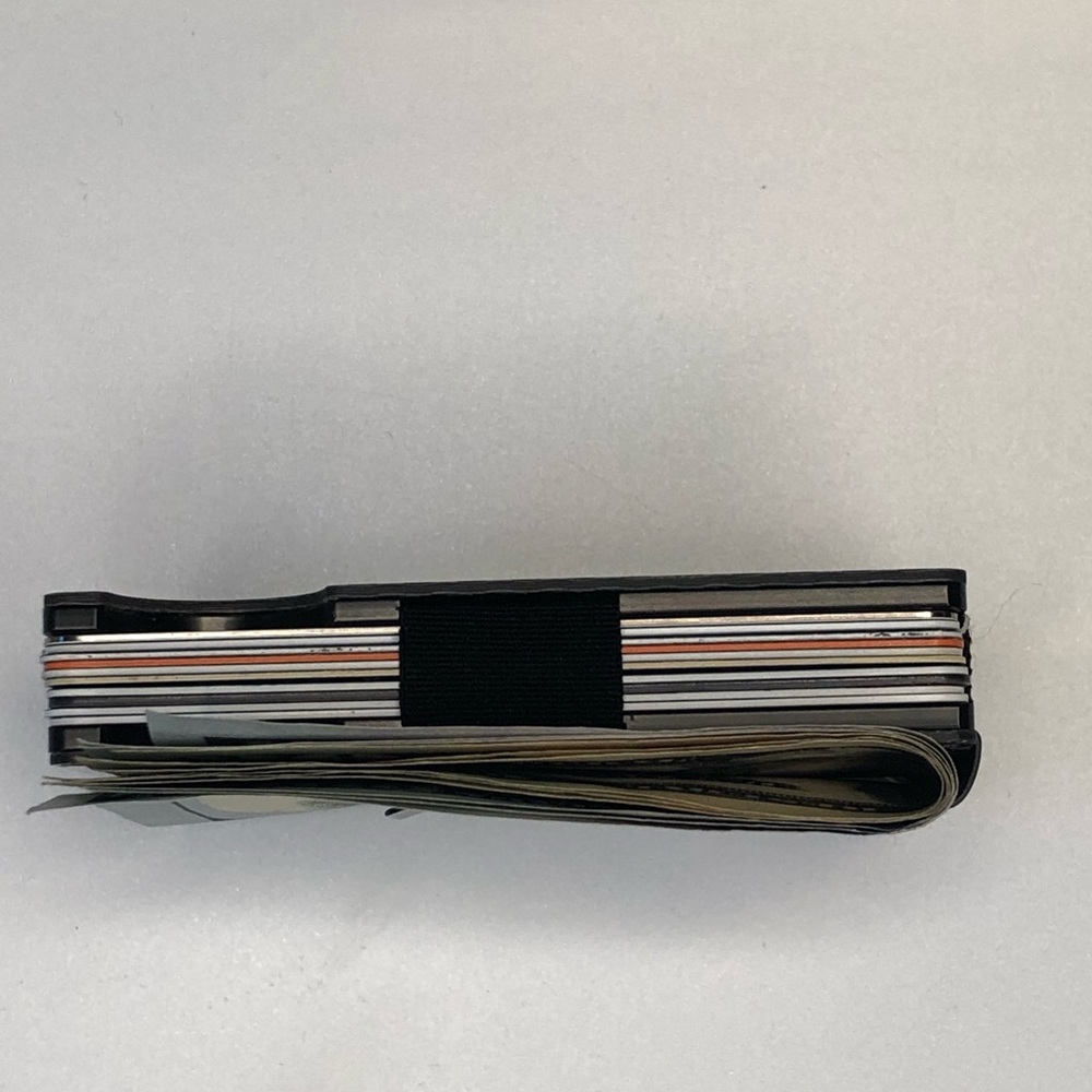 Carbon Fiber 3K RFID Slim Design Wallet Money Clip - Picture 2 of 7